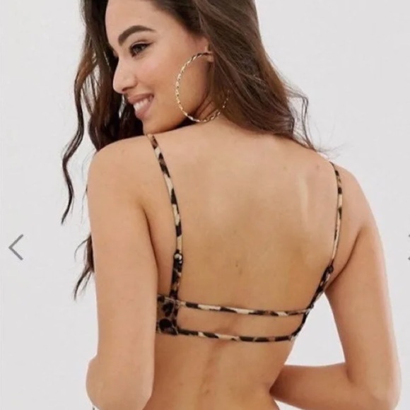 ASOS swim leopard cheetah bikini set - Picture 2 of 4